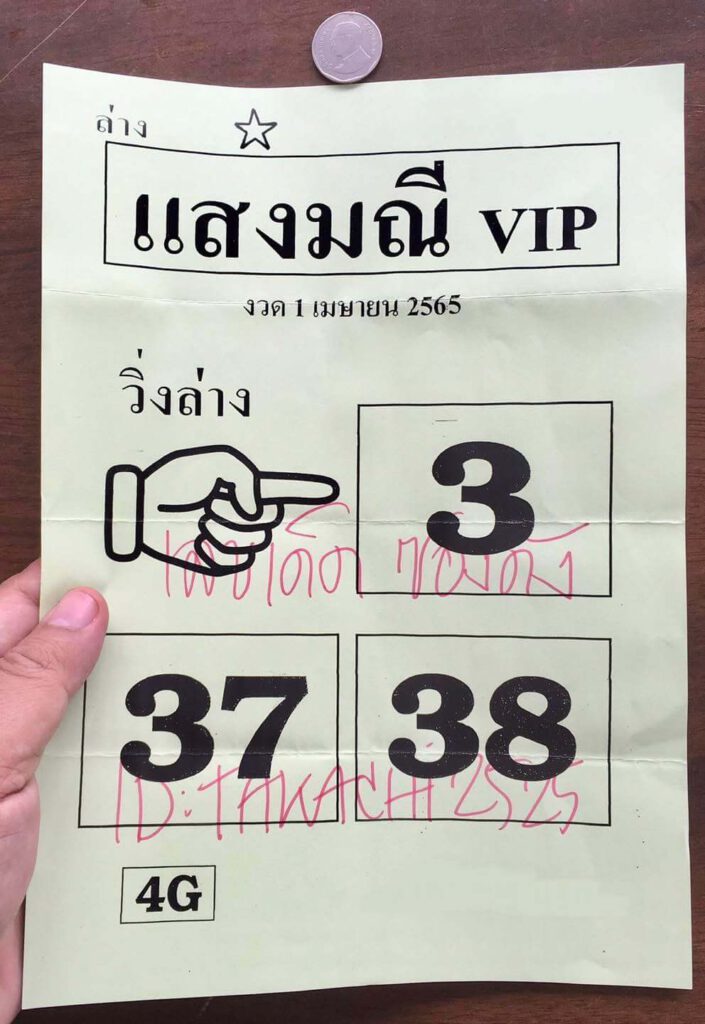 เลขเด็ดแสงมณีVIP 1/6/66